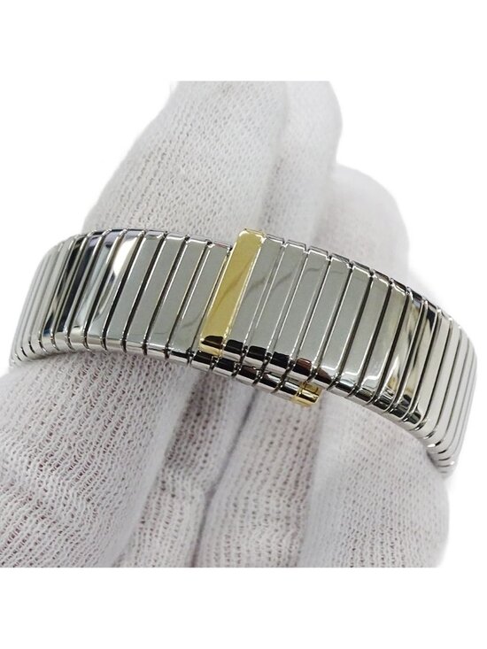 Bvlgari Watch Tobogas Diamond Quartz Stainless SS L Bangle Round Polished main image 8